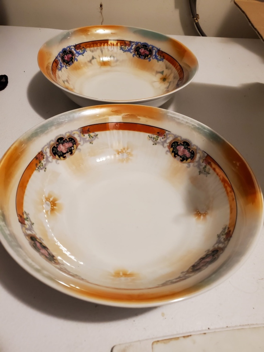 2 large bowls from Bavaria